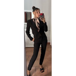 Completo Donna Giacca e pantalone -nero