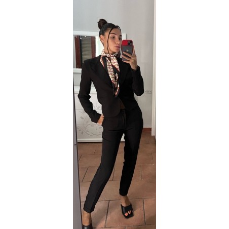 Completo Donna Giacca e pantalone -nero
