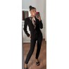 Completo Donna Giacca e pantalone -nero