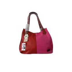 Borsa grande Charro colore rosso e fucsia