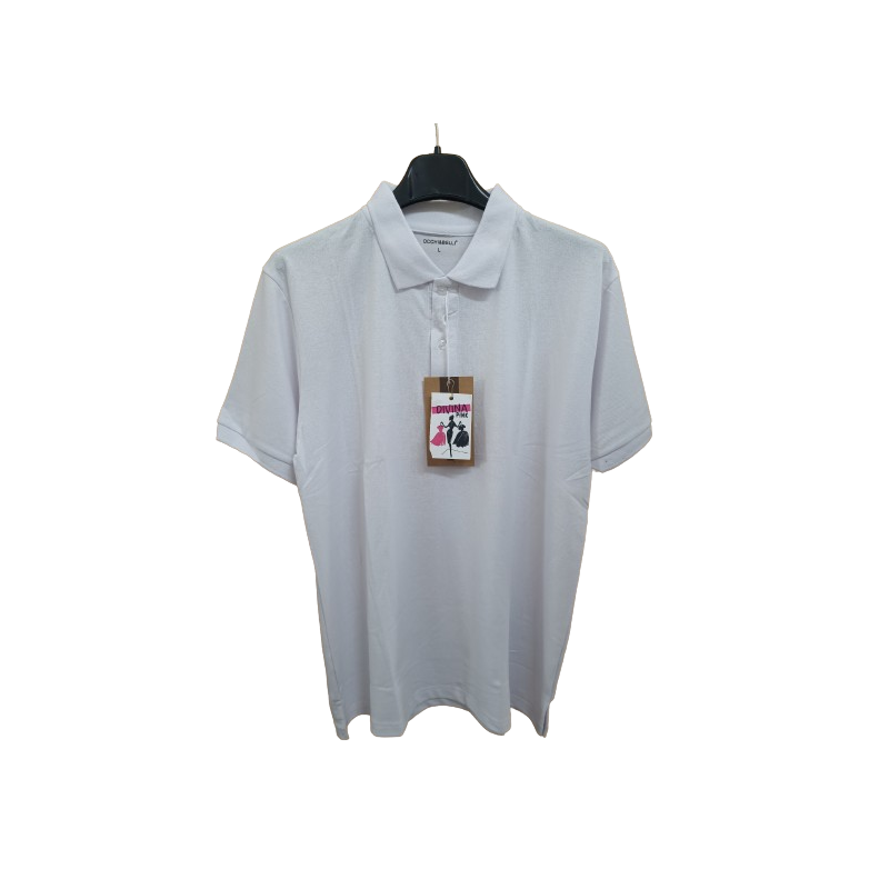 Polo uomo in cotone due bottoni